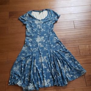 Ralph Lauren Blue Floral Dress